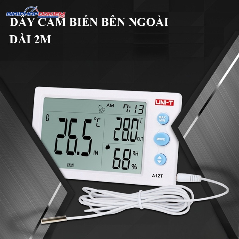 Thiết bị đo nhiệt độ, độ ẩm UNI-T A12T 11 Thiết bị đo nhiệt độ, độ ẩm UNI-T A12T