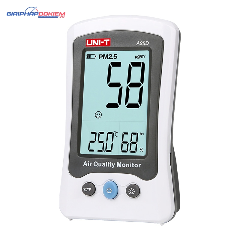 Thiết bị đo nồng độ bụi PM2.5 UNI-T A25D 11 Thiết bị đo nồng độ bụi PM2.5 UNI-T A25D