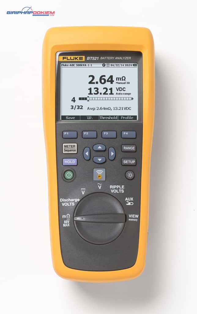 Thiết bị phân tích ắc quy Fluke BT521 13 Thiết bị phân tích ắc quy Fluke BT521