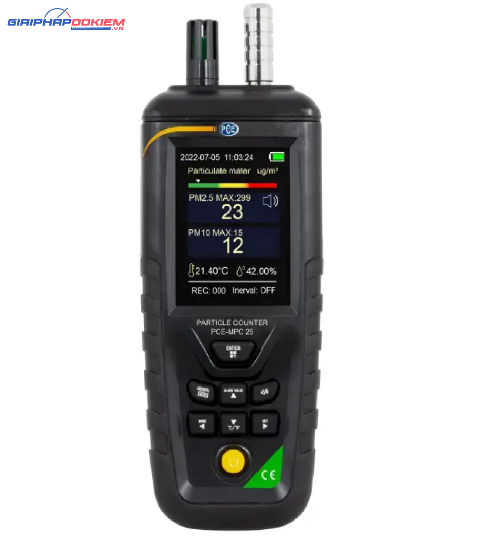 Máy đo chất lượng không khí PCE PCE-MPC 25 17 Máy đo chất lượng không khí PCE PCE-MPC 25