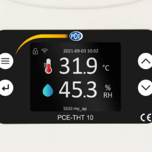 Máy đo chất lượng không khí PCE PCE-THT 10-ICA bao gồm Giấy chứng nhận hiệu chuẩn ISO 24 Máy đo chất lượng không khí PCE PCE-THT 10-ICA bao gồm Giấy chứng nhận hiệu chuẩn ISO