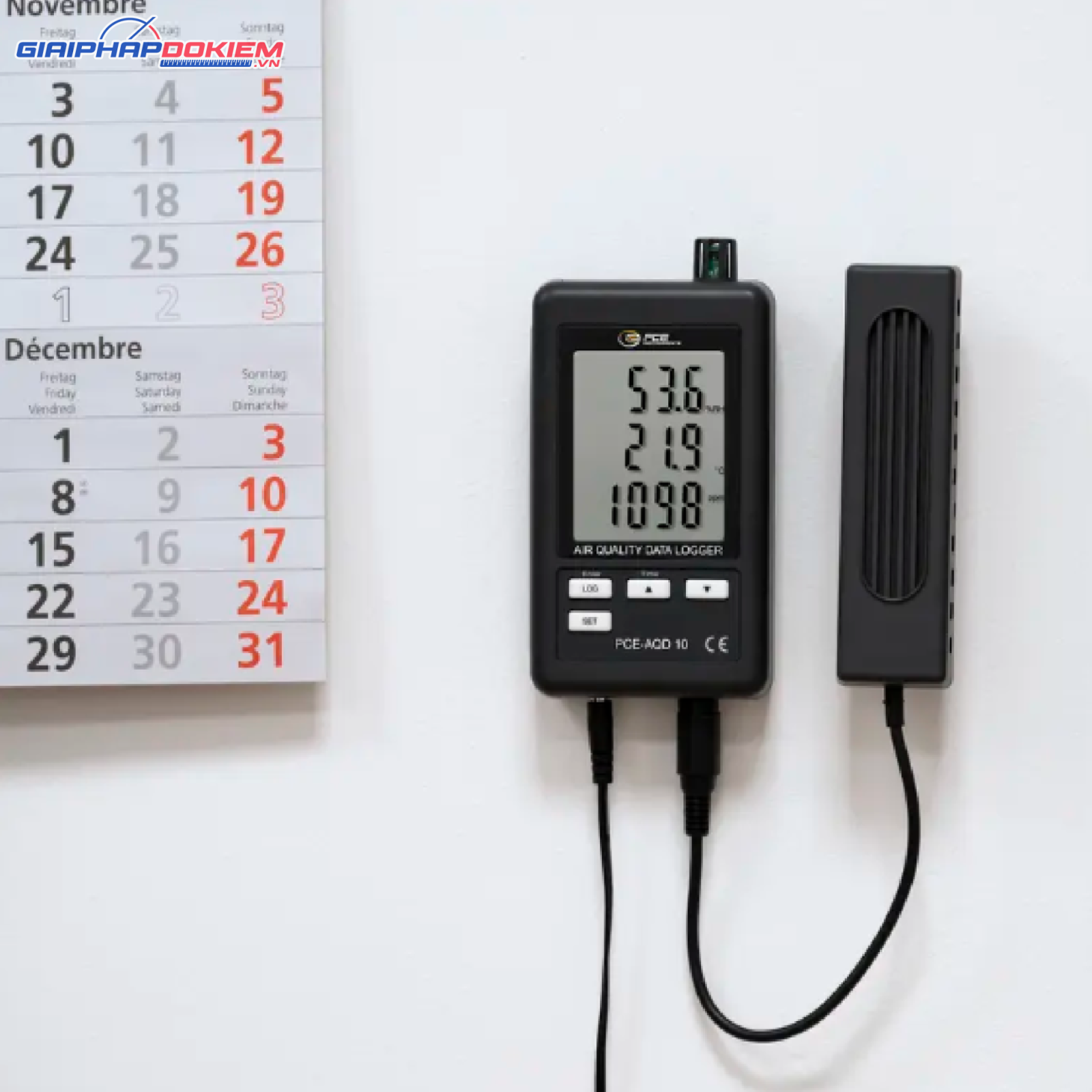 Máy đo chất lượng không khí PCE PCE-AQD 10 12 Máy đo chất lượng không khí PCE PCE-AQD 10