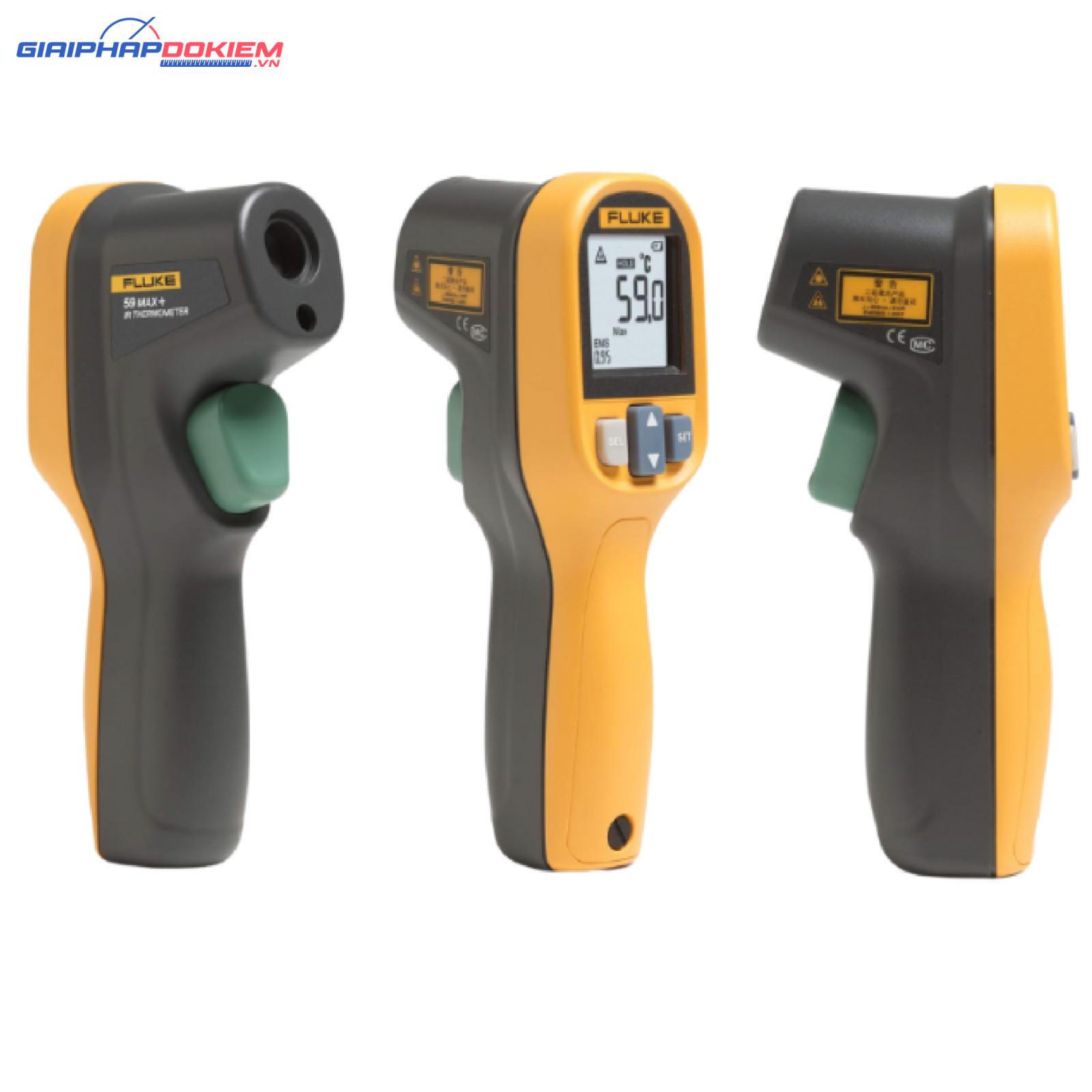 Máy đo nhiệt độ hồng ngoại Fluke 59 MAX+ 10 Máy đo nhiệt độ hồng ngoại Fluke 59 MAX+