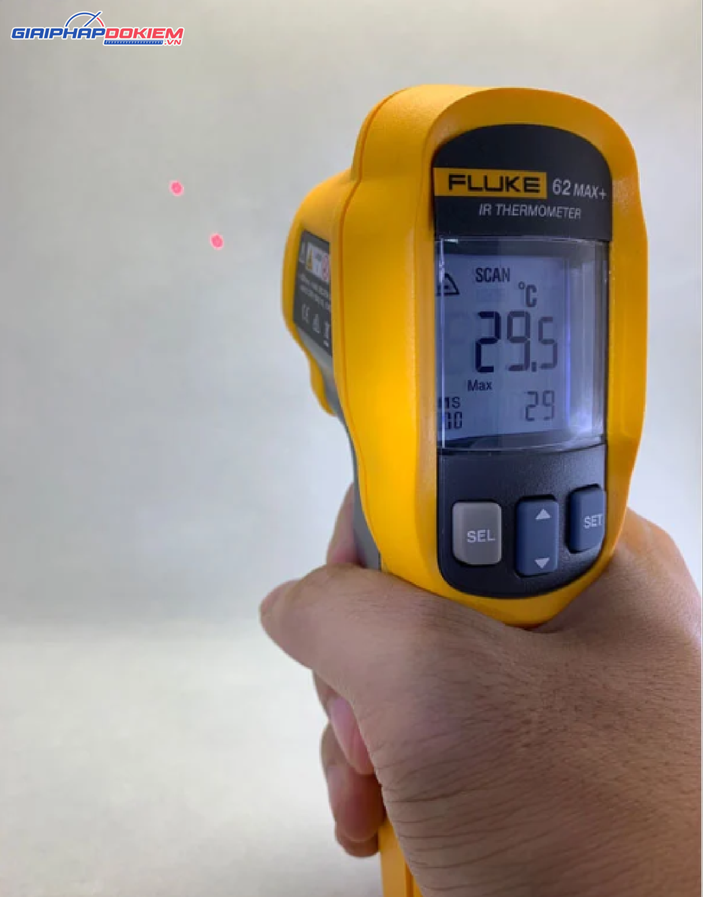 Máy đo nhiệt độ hồng ngoại Fluke 62 MAX+ 7 Máy đo nhiệt độ hồng ngoại Fluke 62 MAX+