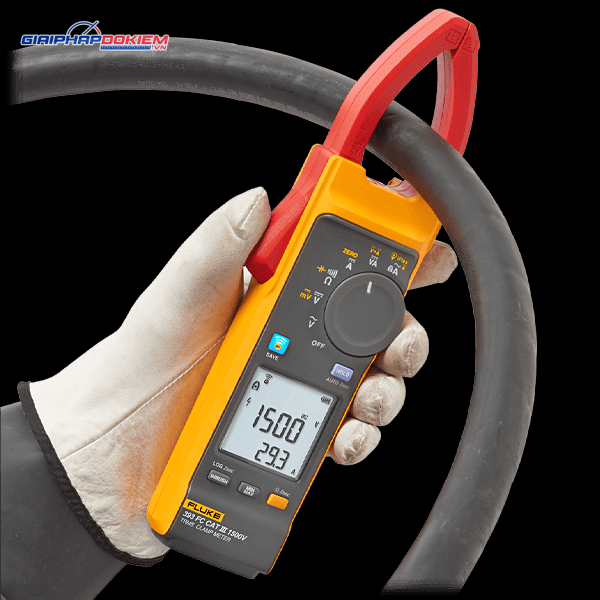 Ampe Kìm Đo Dòng AC Fluke 393 FC với iFlex 12 Ampe Kìm Đo Dòng AC Fluke 393 FC với iFlex