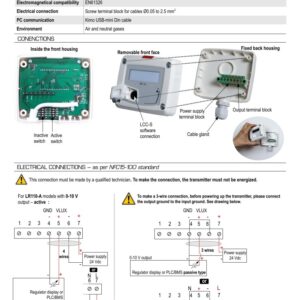 Máy đo ánh sáng KIMO LR110 10 Máy đo ánh sáng KIMO LR110