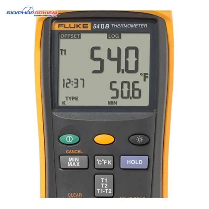 Máy đo nhiệt độ Fluke 54 II 12 Máy đo nhiệt độ Fluke 54 II