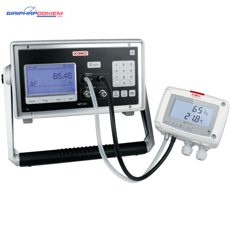 Thiết bị hiệu chuẩn áp suất KIMO GP500-2 (-10000 ... +10000 Pa) 8 Thiết bị hiệu chuẩn áp suất KIMO GP500-2 (-10000 ... +10000 Pa)