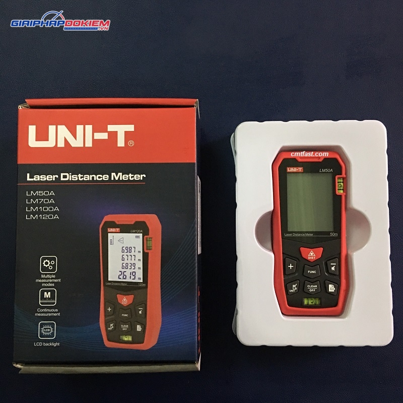Thiết bị đo khoảng cách UNI-T LM50A 13 Thiết bị đo khoảng cách UNI-T LM50A