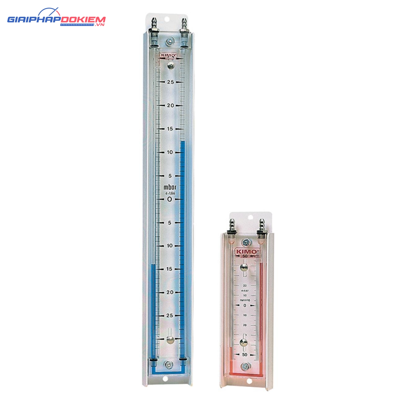 Áp kế chất lỏng chữ U, dạng đứng KIMO LU 200 9 Áp kế chất lỏng chữ U, dạng đứng KIMO LU 200