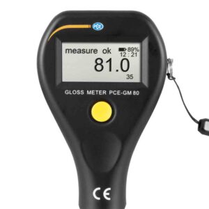 Máy đo độ bóng PCE PCE-GM 80-ICA bao gồm Giấy chứng nhận hiệu chuẩn ISO