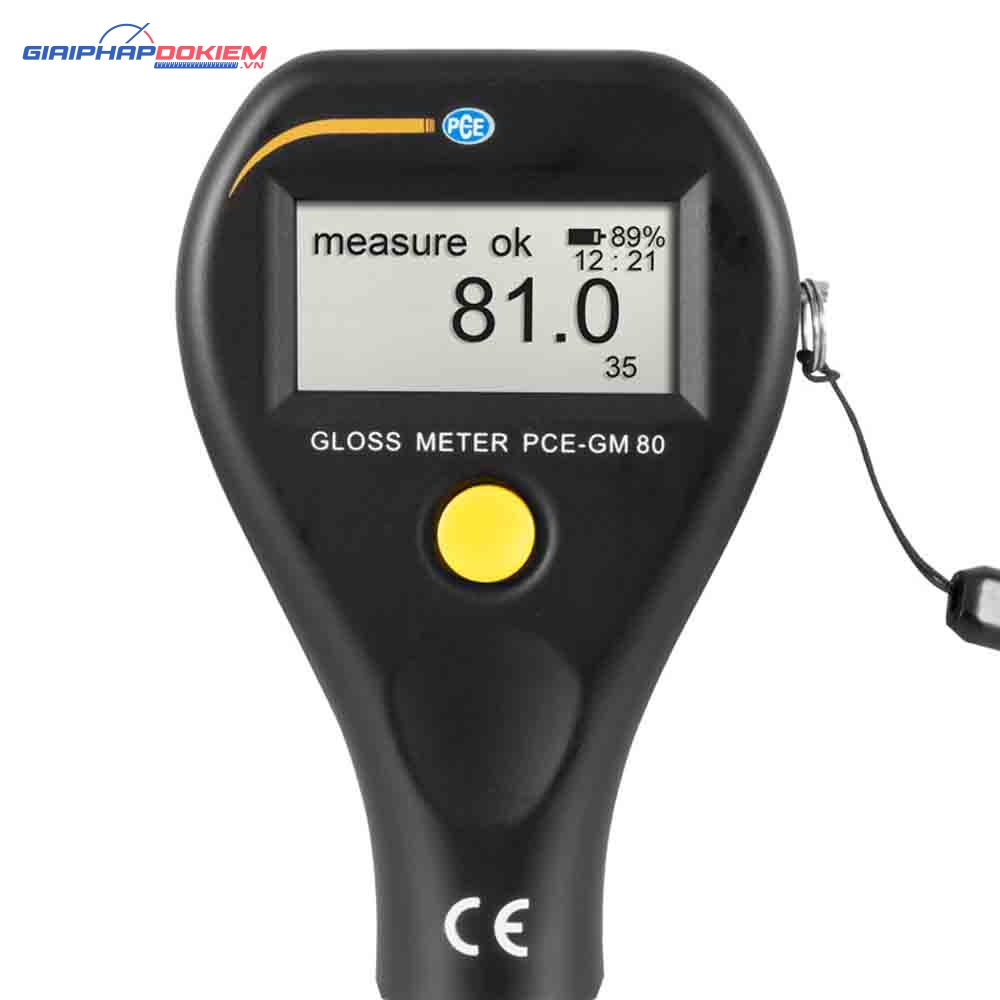 Máy đo độ bóng PCE PCE-GM 80-ICA bao gồm Giấy chứng nhận hiệu chuẩn ISO 8 Máy đo độ bóng PCE PCE-GM 80-ICA bao gồm Giấy chứng nhận hiệu chuẩn ISO