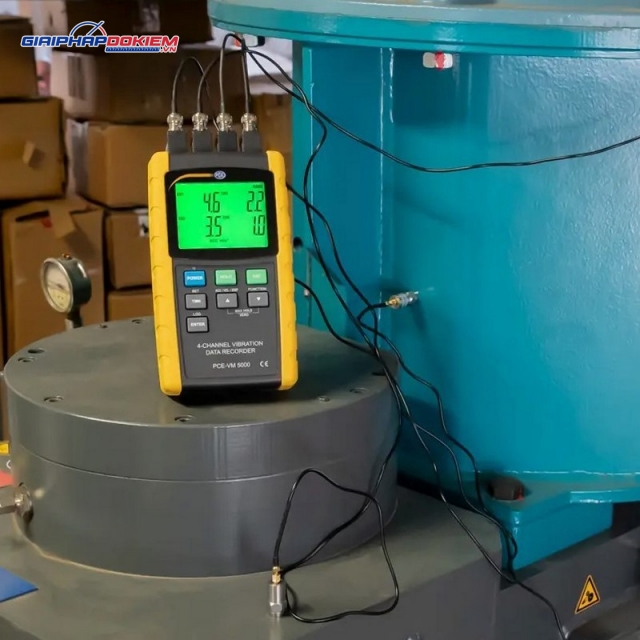Máy đo gia tốc PCE PCE-VM 5000-KIT-ICA bao gồm Giấy chứng nhận hiệu chuẩn ISO 10 Máy đo gia tốc PCE PCE-VM 5000-KIT-ICA bao gồm Giấy chứng nhận hiệu chuẩn ISO