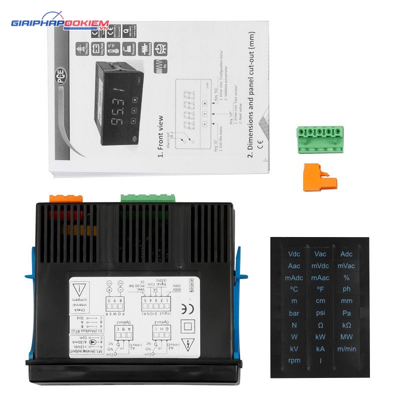 Máy đo gia tốc PCE PCE-VMS 100 KIT 14 Máy đo gia tốc PCE PCE-VMS 100 KIT