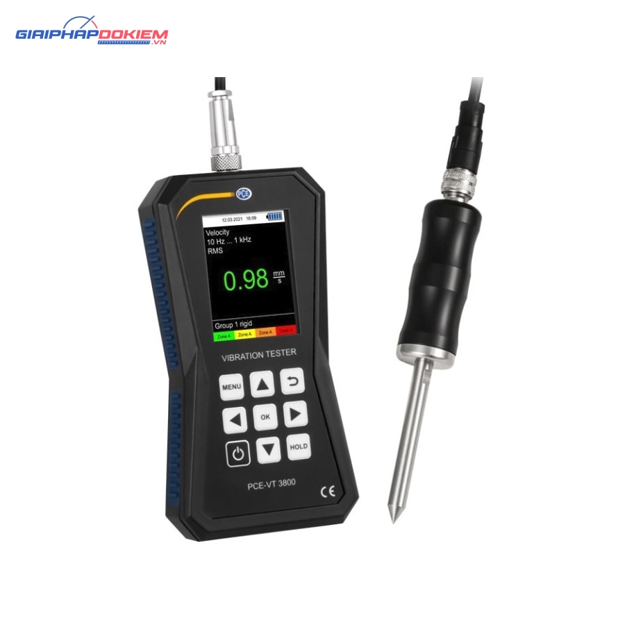 Máy đo gia tốc PCE PCE-VT 3800S 11 Máy đo gia tốc PCE PCE-VT 3800S