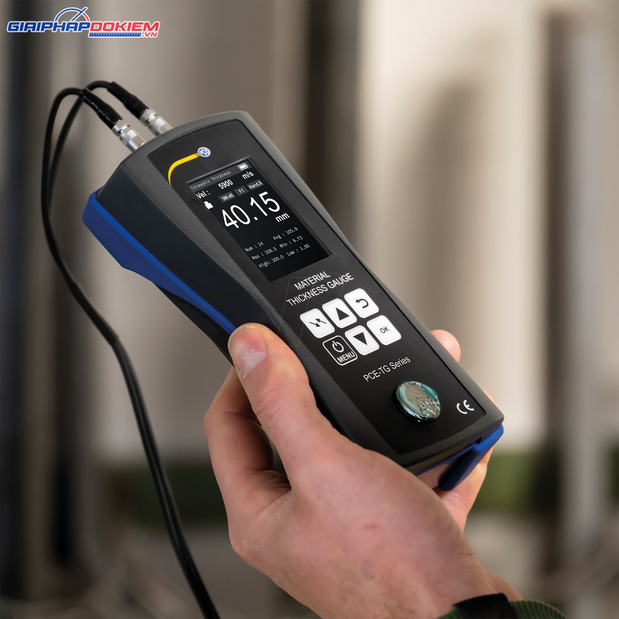 Máy đo độ dày PCE PCE-TG 150 HT-ICA bao gồm chứng chỉ hiệu chuẩn ISO 17 Máy đo độ dày PCE PCE-TG 150 HT-ICA bao gồm chứng chỉ hiệu chuẩn ISO
