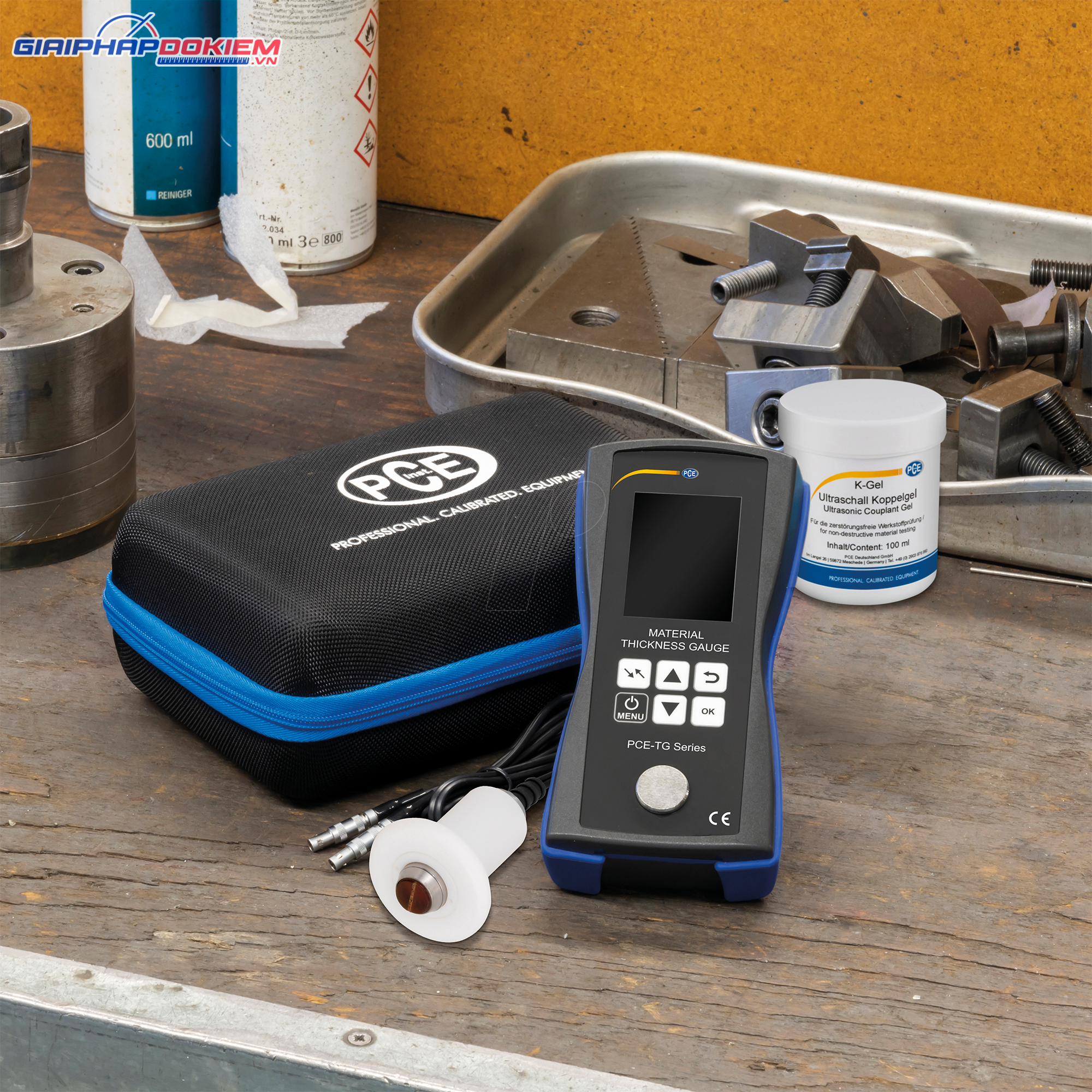 Máy đo độ dày PCE PCE-TG 150 HT-ICA bao gồm chứng chỉ hiệu chuẩn ISO 18 Máy đo độ dày PCE PCE-TG 150 HT-ICA bao gồm chứng chỉ hiệu chuẩn ISO