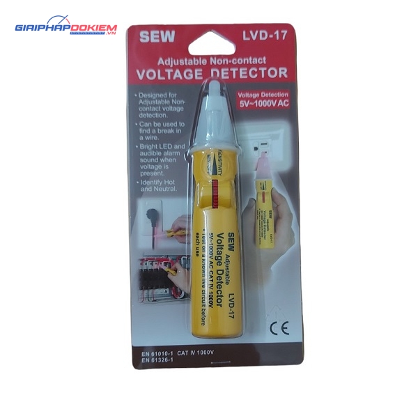 Bút thử điện áp thấp không tiếp xúc SEW LVD-17 (5V~1000V AC) 8 Bút thử điện áp thấp không tiếp xúc SEW LVD-17 (5V~1000V AC)