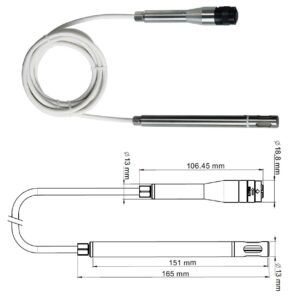 Đầu đo nhiệt độ độ ẩm KIMO SHDI-150