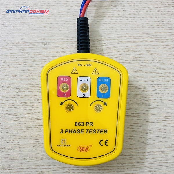 Thiết bị chỉ thị pha SEW 863 PR ( Tiếp xúc 100-500V AC ) 6 Thiết bị chỉ thị pha SEW 863 PR ( Tiếp xúc 100-500V AC )