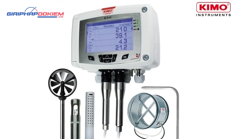Máy đo đa chỉ tiêu KIMO C310 6 Máy đo đa chỉ tiêu KIMO C310