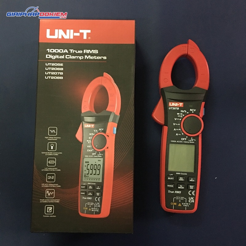 Ampe kìm AC/DC UNI-T UT207B 10 Ampe kìm AC/DC UNI-T UT207B