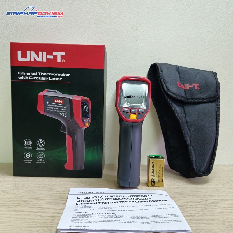 Thiết bị đo nhiệt độ hồng ngoại UNI-T UT303C+ 6 Thiết bị đo nhiệt độ hồng ngoại UNI-T UT303C+