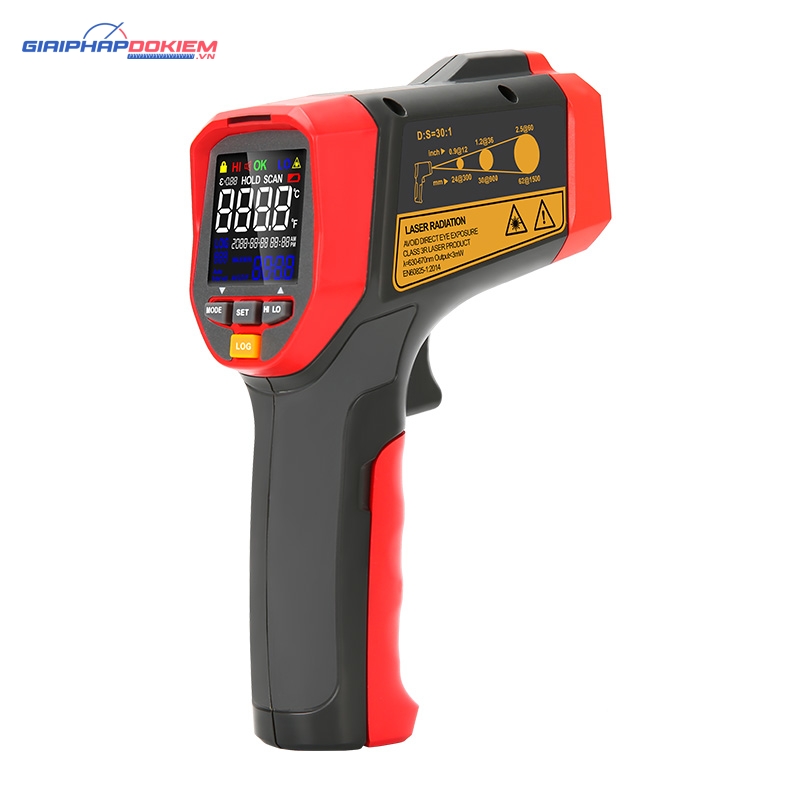 Thiết bị đo nhiệt độ hồng ngoại UNI-T UT302A+ 8 Thiết bị đo nhiệt độ hồng ngoại UNI-T UT302A+