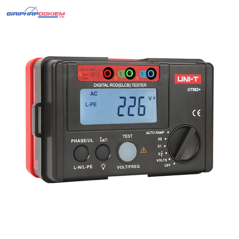 Thiết bị kiểm tra dòng rò RCD UNI-T UT582+ 13 Thiết bị kiểm tra dòng rò RCD UNI-T UT582+