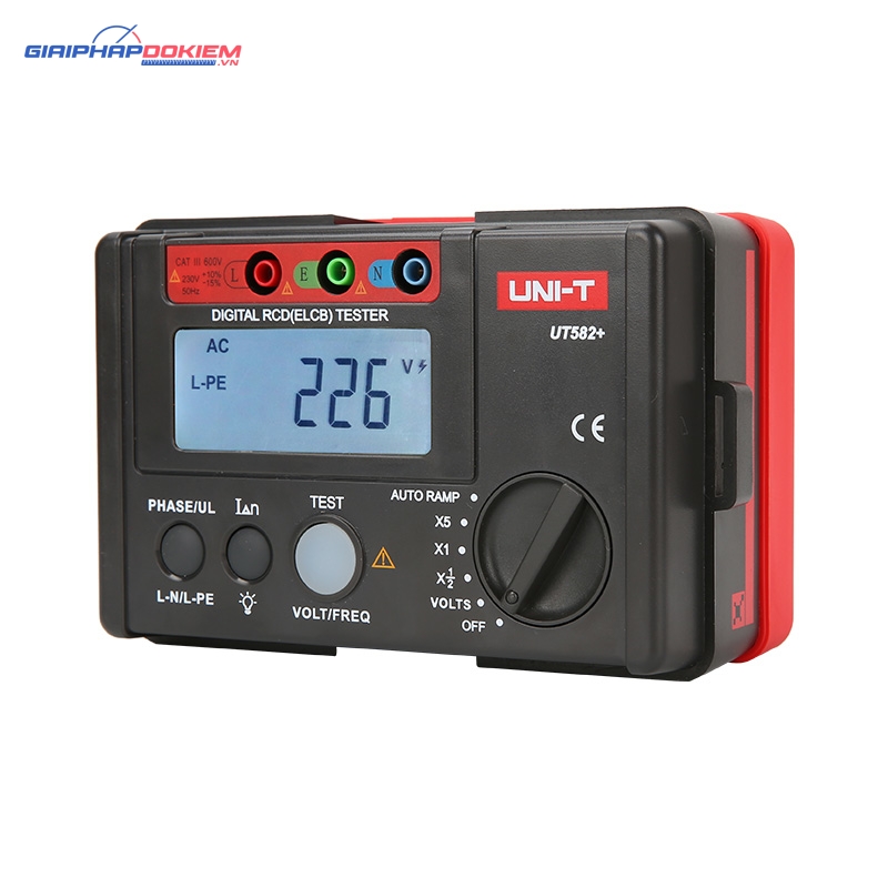 Thiết bị kiểm tra dòng rò RCD UNI-T UT582+ 12 Thiết bị kiểm tra dòng rò RCD UNI-T UT582+