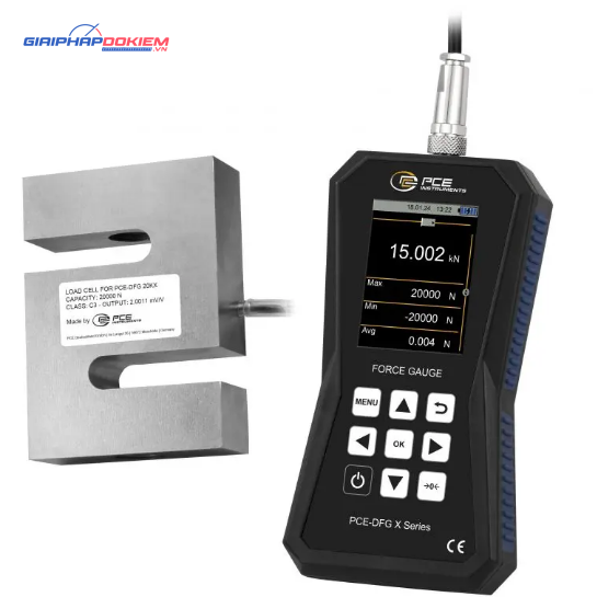 Máy đo lực kế PCE PCE-DFG 20K X 11 Máy đo lực kế PCE PCE-DFG 20K X