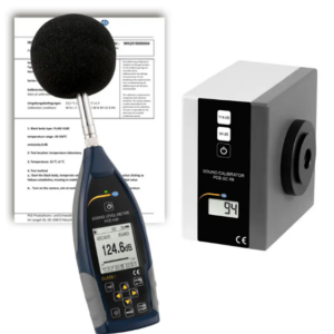 Máy đo độ ồn SPL loại 1 PCE PCE-430-SC 09-ICA bao gồm Chứng nhận hiệu chuẩn ISO