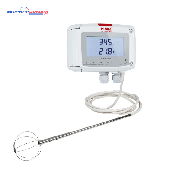 Máy đo tốc độ gió, lưu lượng gió KIMO CTV 210 8 Máy đo tốc độ gió, lưu lượng gió KIMO CTV 210