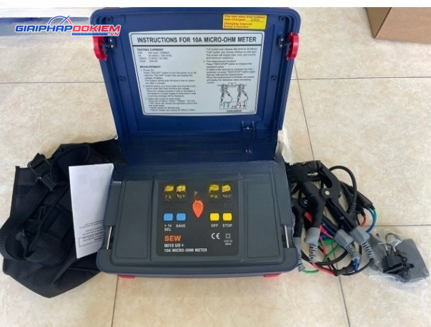 Cầu đo điện trở nhỏ SEW 9010 UO+ (10A, Bản nâng cấp) 7 Cầu đo điện trở nhỏ SEW 9010 UO+ (10A, Bản nâng cấp)