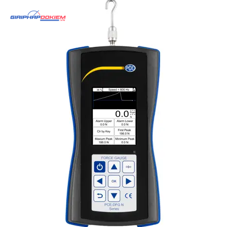 Máy đo lực PCE PCE-DFG N 5-ICA bao gồm Giấy chứng nhận hiệu chuẩn ISO 30 Máy đo lực PCE PCE-DFG N 5-ICA bao gồm Giấy chứng nhận hiệu chuẩn ISO
