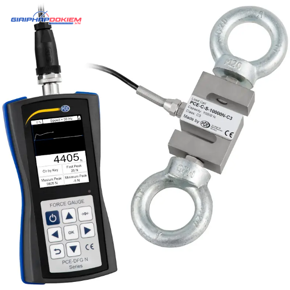 Máy đo lực PCE PCE-DFG N 10K-ICA bao gồm Giấy chứng nhận hiệu chuẩn ISO 14 Máy đo lực PCE PCE-DFG N 10K-ICA bao gồm Giấy chứng nhận hiệu chuẩn ISO