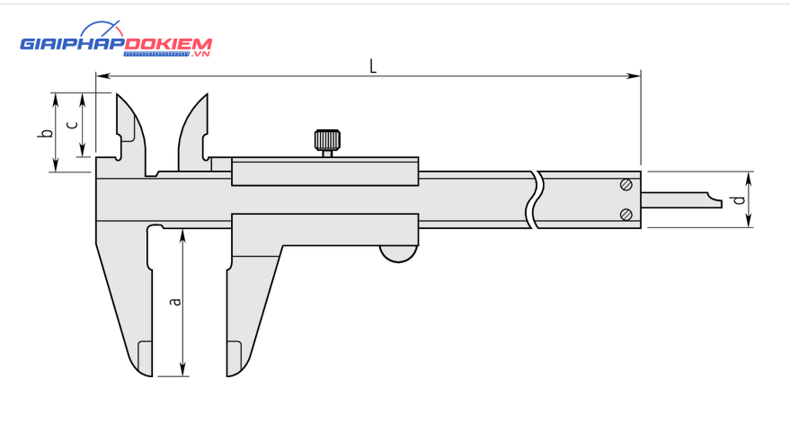 Thước cặp cơ khí Mitutoyo 530-114 0-8"(200mm)/0.05mm 14 Thước cặp cơ khí Mitutoyo 530-114 0-8"(200mm)/0.05mm