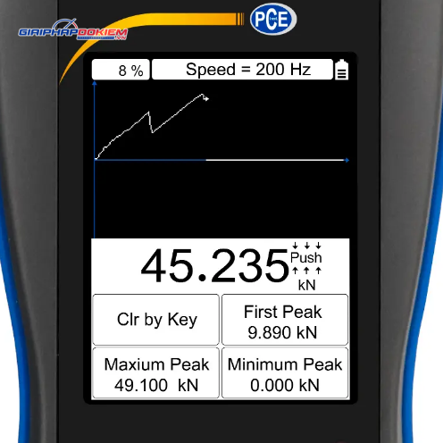 Máy đo lực PCE PCE-DFG N 50K 15 Máy đo lực PCE PCE-DFG N 50K