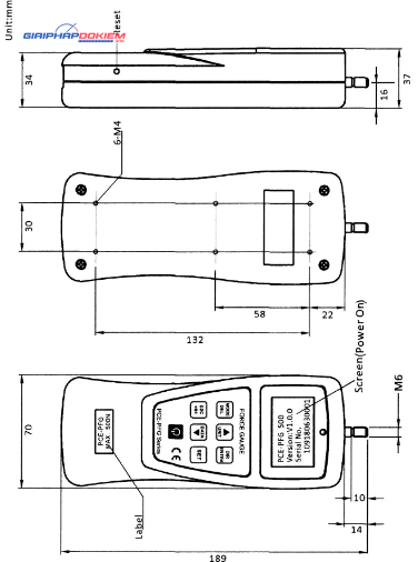 Máy đo lực PCE PCE-PFG 100 29 Máy đo lực PCE PCE-PFG 100