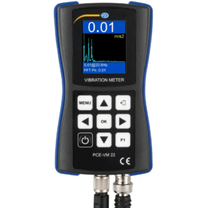 Máy đo gia tốc PCE PCE-VM 22-ICA bao gồm Giấy chứng nhận hiệu chuẩn ISO
