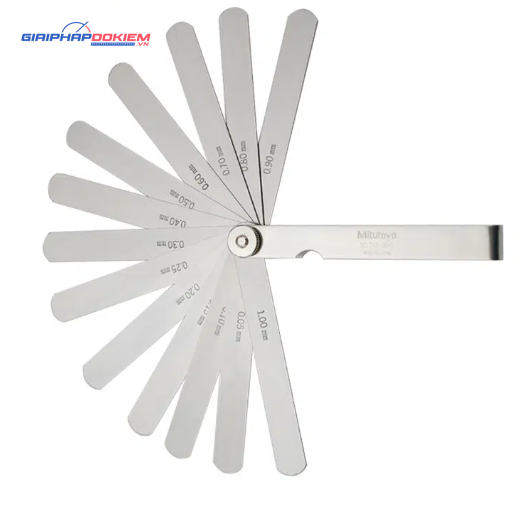 Dưỡng đo độ dày Mitutoyo 184-304S 0.05-1mm/ 20 lá/150mm 10 Dưỡng đo độ dày Mitutoyo 184-304S 0.05-1mm/ 20 lá/150mm