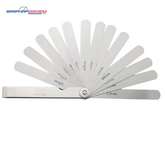 Dưỡng đo độ dày Mitutoyo 184-304S 0.05-1mm/ 20 lá/150mm 9 Dưỡng đo độ dày Mitutoyo 184-304S 0.05-1mm/ 20 lá/150mm