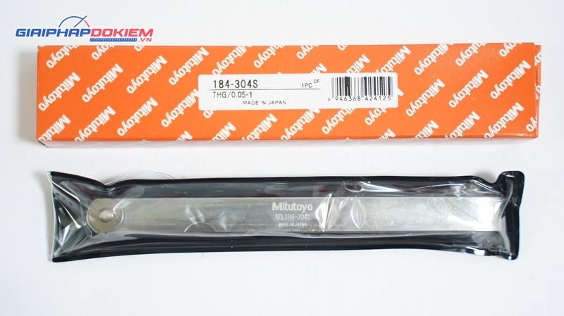 Dưỡng đo độ dày Mitutoyo 184-304S 0.05-1mm/ 20 lá/150mm 7 Dưỡng đo độ dày Mitutoyo 184-304S 0.05-1mm/ 20 lá/150mm