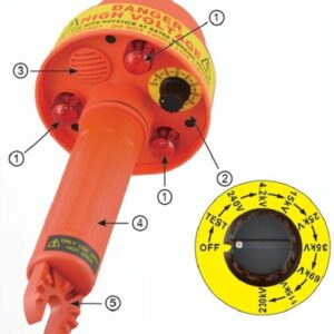 Bút thử điện cao thế không tiếp xúc SEW 278 HP (275kV, IP65, 3 LED)