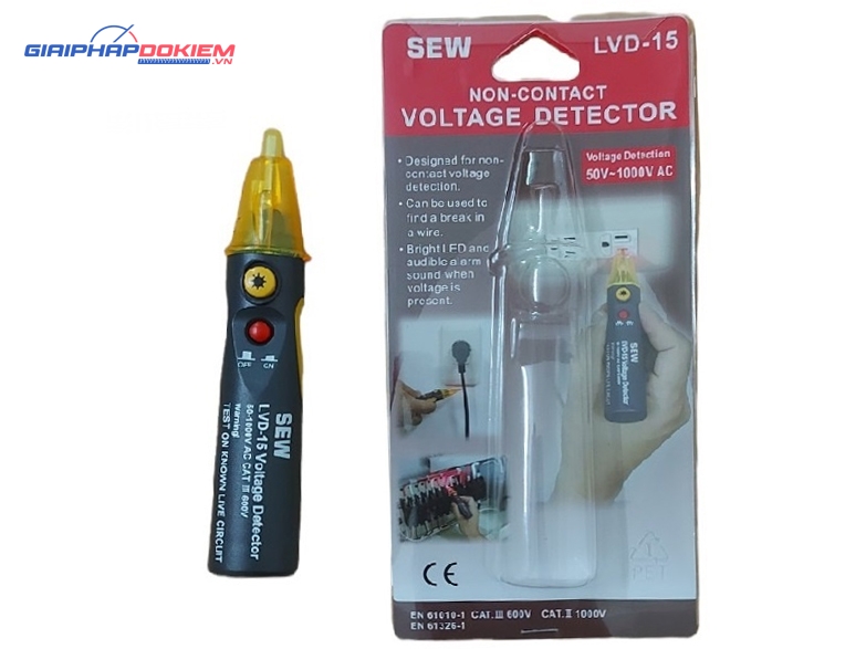 Bút thử điện không tiếp xúc SEW LVD-15 (50V~1000V AC) 8 Bút thử điện không tiếp xúc SEW LVD-15 (50V~1000V AC)