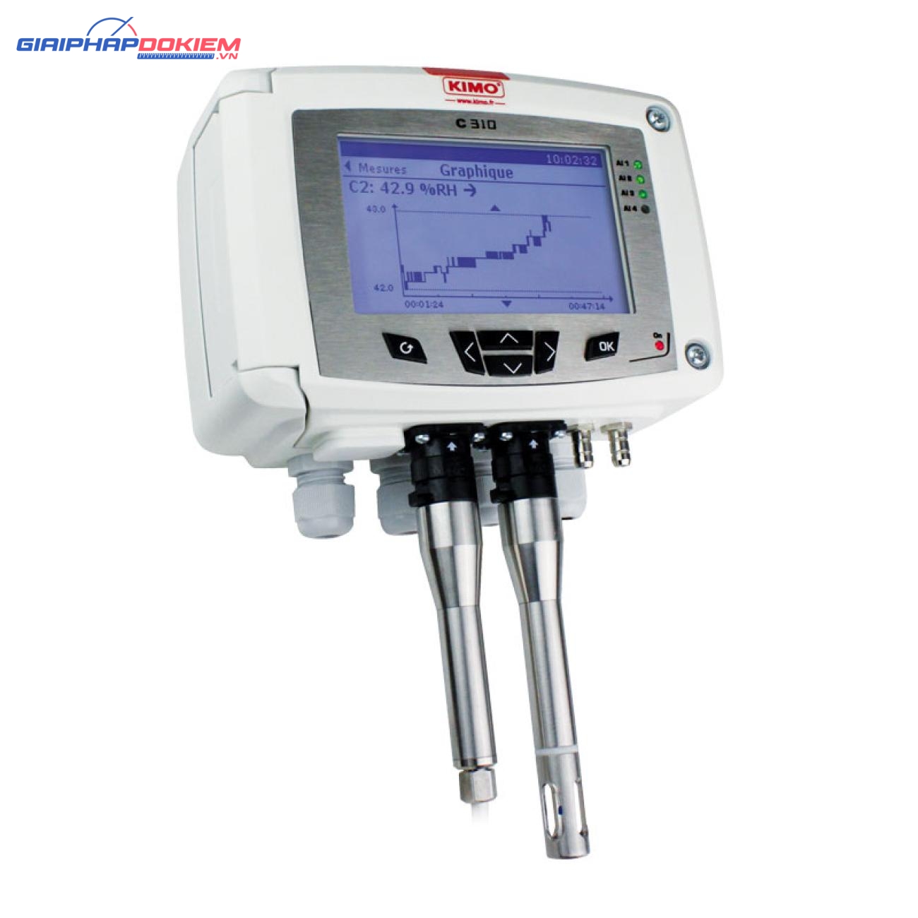Máy đo đa chỉ tiêu KIMO C310 5 Máy đo đa chỉ tiêu KIMO C310