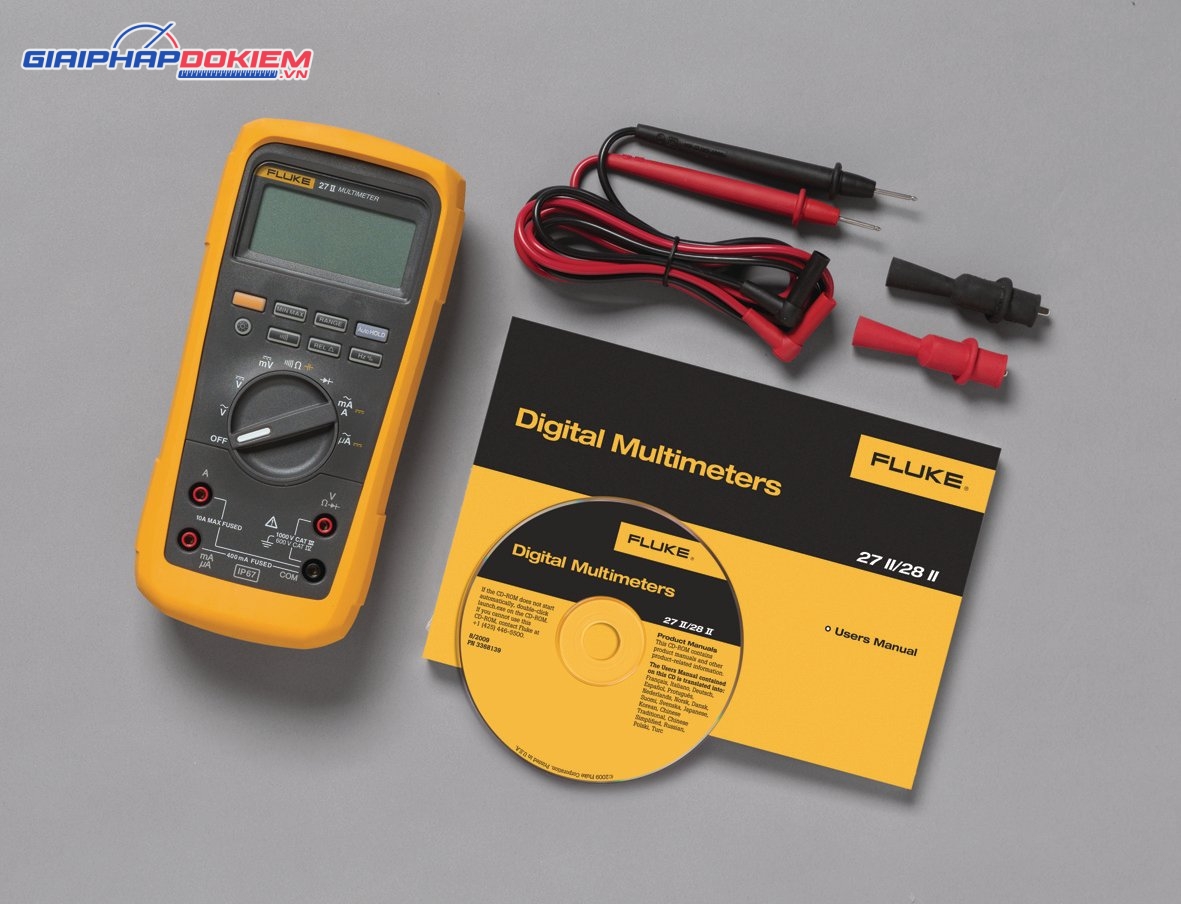 Đồng hồ vạn năng FLUKE 27 II 12 Đồng hồ vạn năng FLUKE 27 II