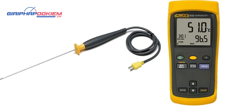 Máy đo nhiệt độ Fluke 51 II 18 Máy đo nhiệt độ Fluke 51 II