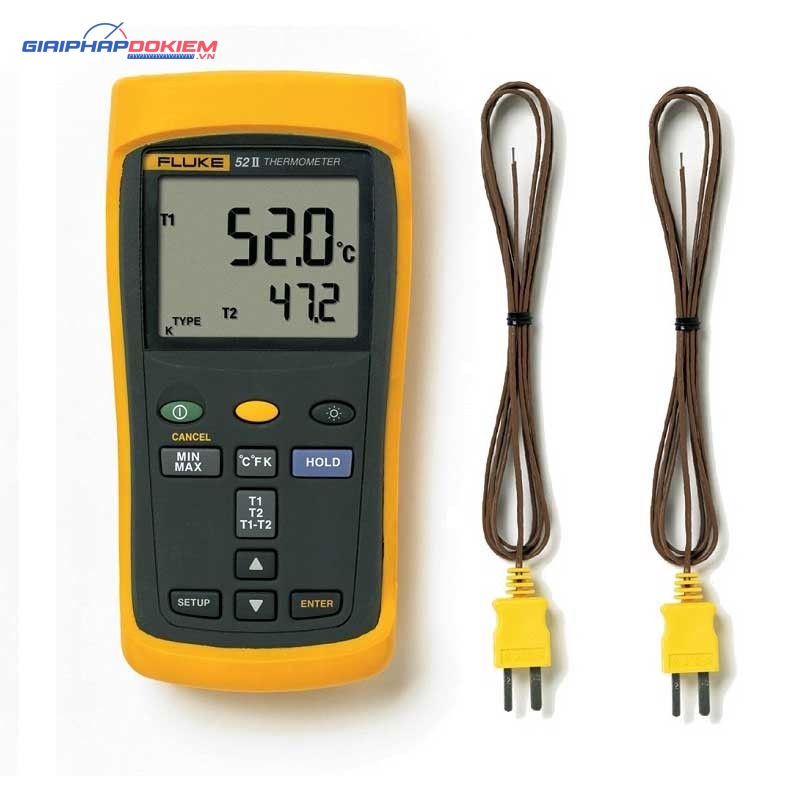 Máy đo nhiệt độ Fluke 52 II 11 Máy đo nhiệt độ Fluke 52 II