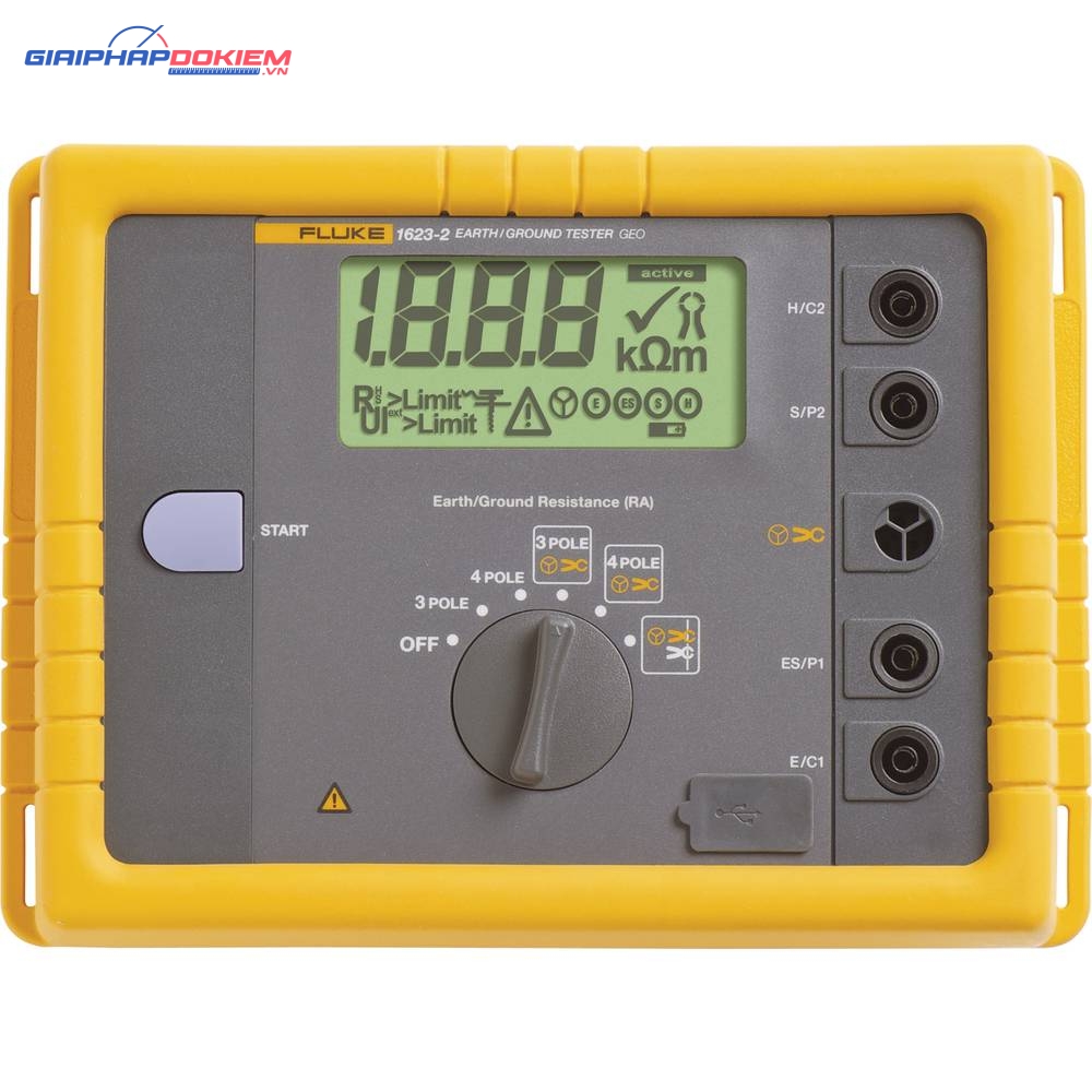 Thiết bị đo điện trở đất Fluke 1623-2 8 Thiết bị đo điện trở đất Fluke 1623-2